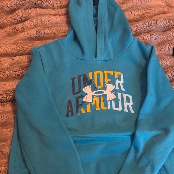 Under Armour Other - Under Armour Light Blue Hoodie with Logo